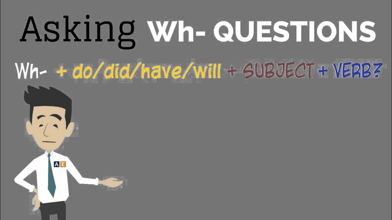 Ask wh questions. Ask wh questions