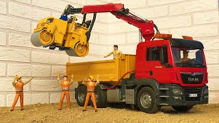 RC Truck and RC Loader Construction Site Transport!