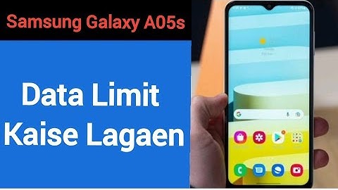 How to set data usege, Samsung Galaxy A04S me data limit Kaise lagaen