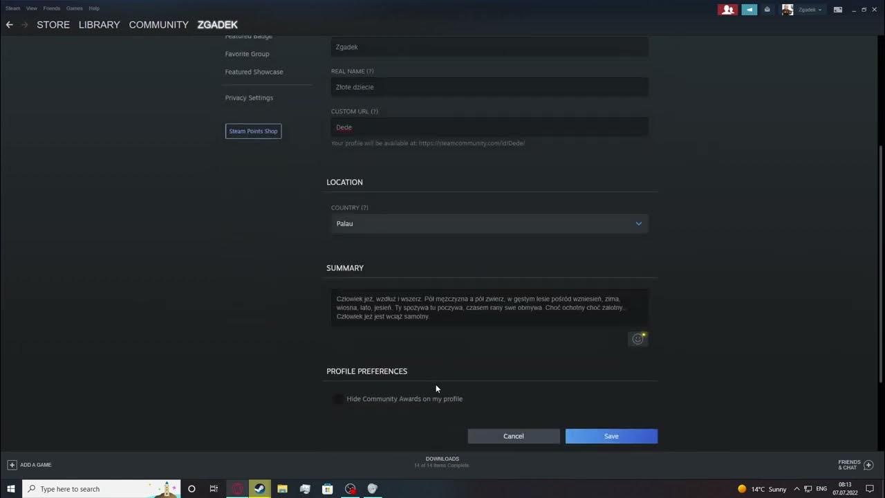 How to Rename your Steam ID or Steam Community ID? 