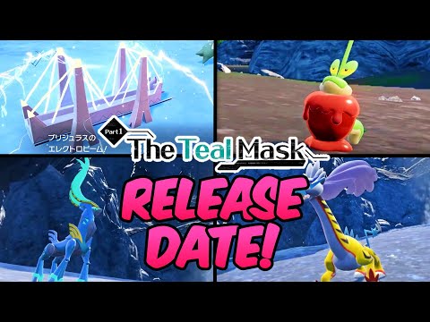 Pokemon Scarlet and Violet: The Teal Mask DLC release times