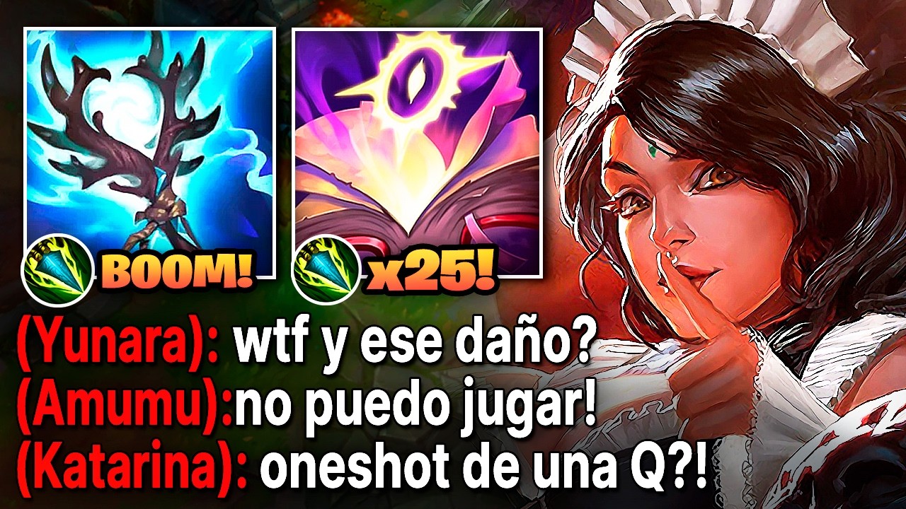 Nidalee pero cada Q elimina al rival con esta build ap