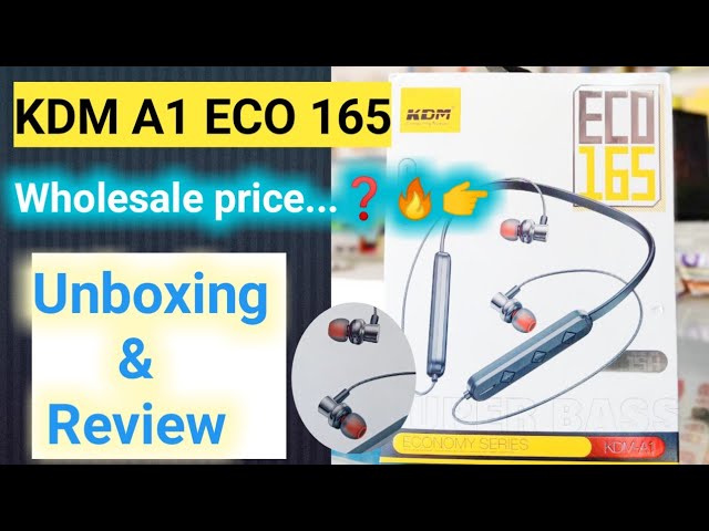 KDM A1 ECO 165 Bluetooth Earphone 