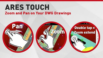 ARES Touch | Zoom and Pan on Your DWG Drawings