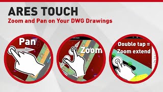 ARES Touch | Zoom and Pan on Your DWG Drawings screenshot 5