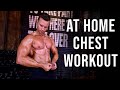 AT HOME CHEST WORKOUT // No equipment | Scott mathison