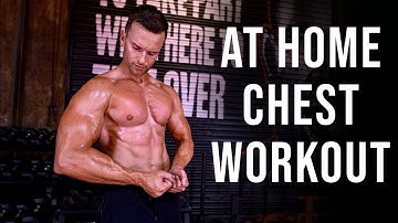 AT HOME CHEST WORKOUT // No equipment | Scott mathison