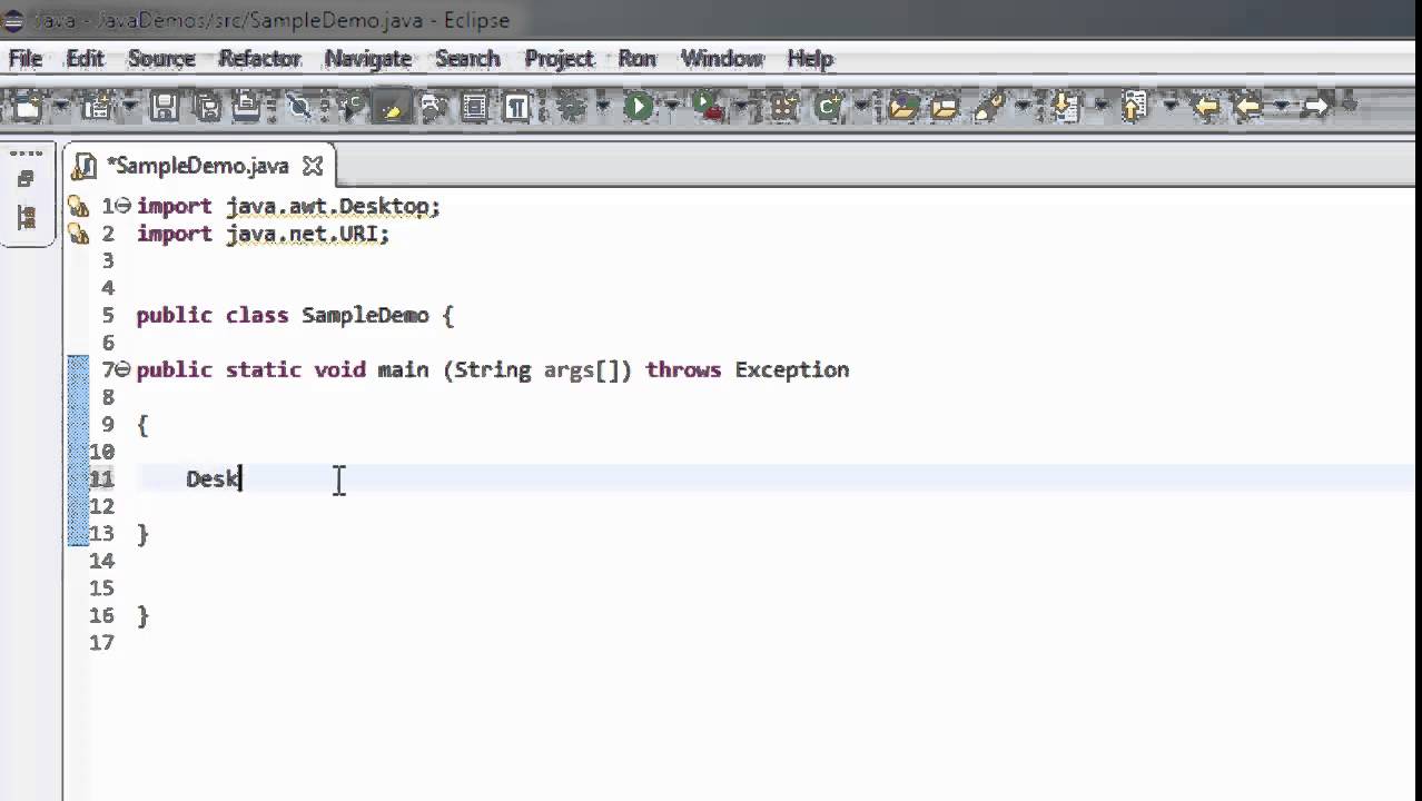 How to Open Web Browser URL Link from Java - YouTube