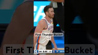 Gordon Hayward Gets His First Bucket As A Thunder