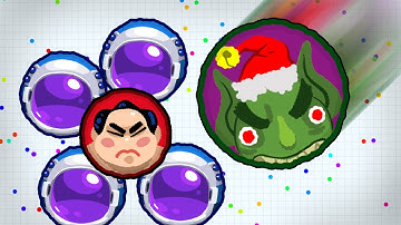 ƬψƬ ☢ SPLITRUNNING // DOMINATING THE WHOLE AGARIO SERVER (Agar.io)