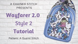 Sew a sling backpack - Wayfarer 2 0 Style 2 - Tutorial