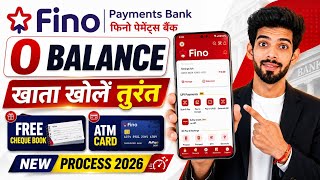 Fino Payment Bank Account Opening 2026 | Fino Payment Bank | Fino Bank Account Opening Online