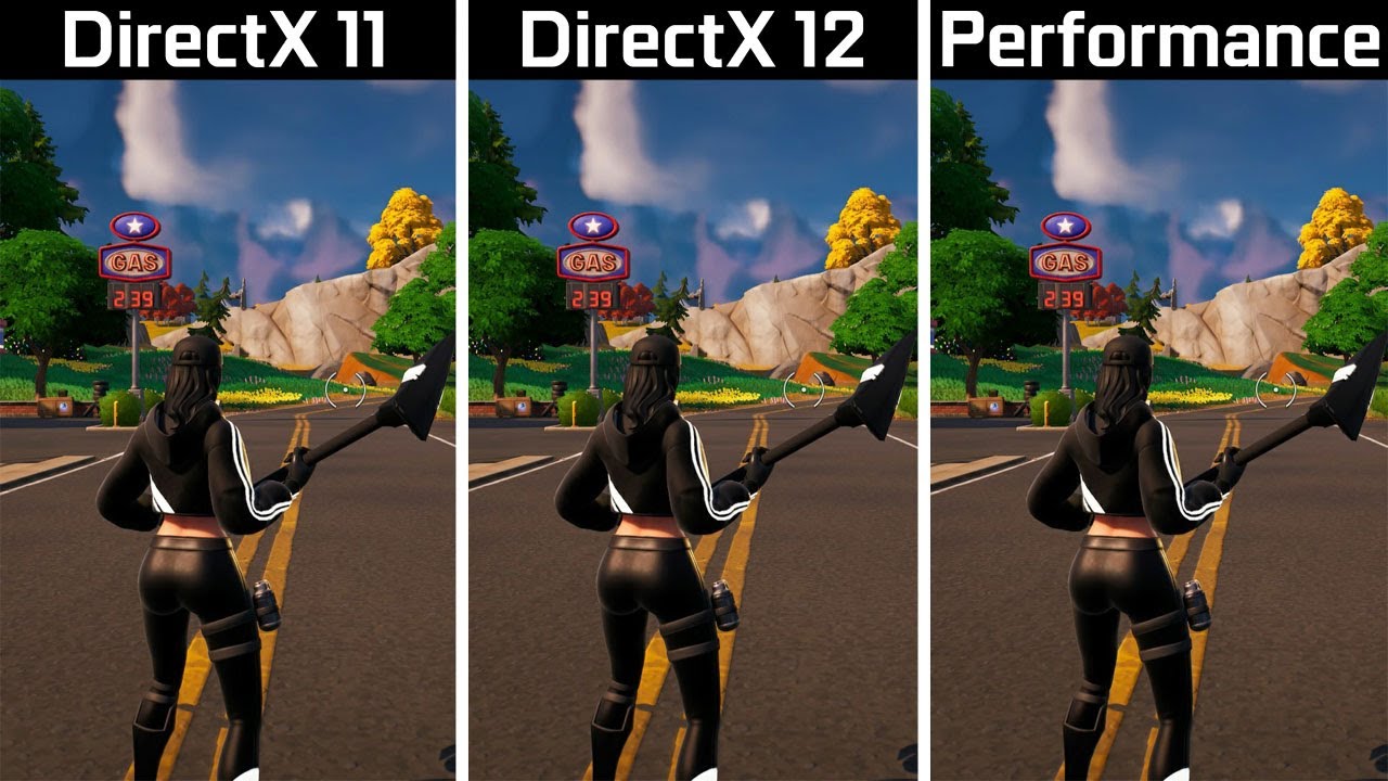 Fortnite Chapter 4 - DirectX 11 vs DirectX 12 vs Performance Mode - FPS  Boost 