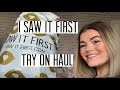 ISAWITFIRST HAUL + TRY ON