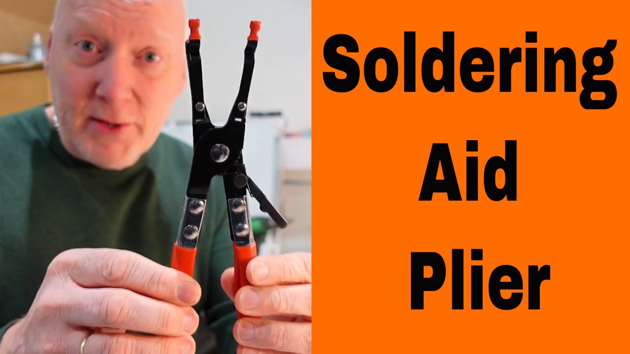 Soldering Aid Pliers Wire Welding Clamp Pick‑Up Tool For Car