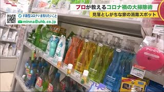 掃除のプロに聞く「コロナ禍の大掃除」家庭でもできる消毒術 きっちり感染対策を (20/12/22 21:00)