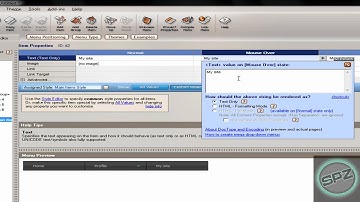 How to make a  cool dhtml menu for your website in AllWebMenus 5 PRO[Watch in HD*]