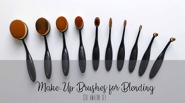 Make Up Blending Brushes in Cardmaking   a Review