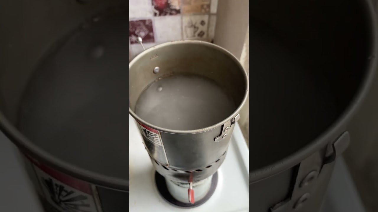 Проверяем работу горелки MSR Reactor. Котелок 1,7 литра