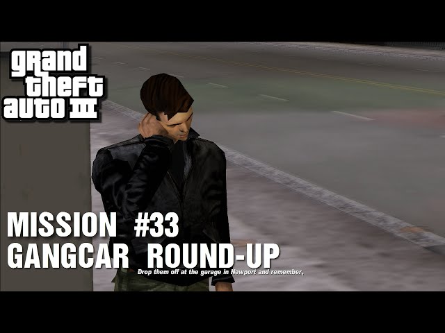 GTA 3 (Mobile) Mission #38 - Gangcar Round-up 