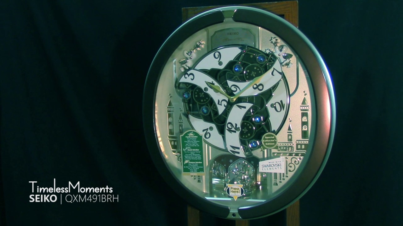 SEIKO 2013 Special Collector's Edition Clock - QXM491BRH [SOLD]  （セイコーからくり時計） - YouTube