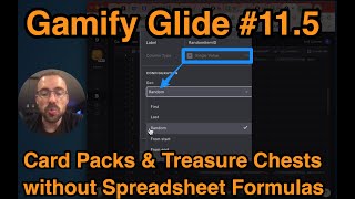 Gamify Your Glide App #11.5: RANDOM Card Packs and Chests WITHOUT FORMULAS! screenshot 2