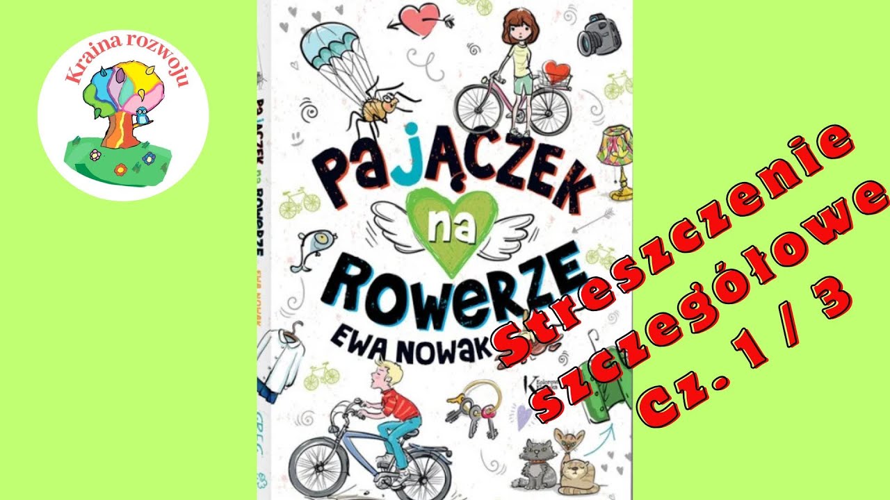 Pajączek Na Rowerze Test Sprawdzający Streszczenie szczegółowe lektury Pajączek na rowerze Częsść 1 - YouTube