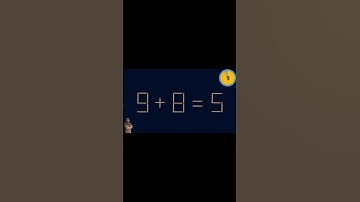 Move only 1 stick to make equation correct | Matchstick Puzzle 9+8=5