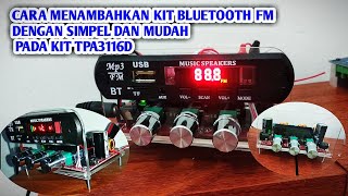 Cara Menyambungkan Bluetooth fm pada Amplifier kit TPA3116D