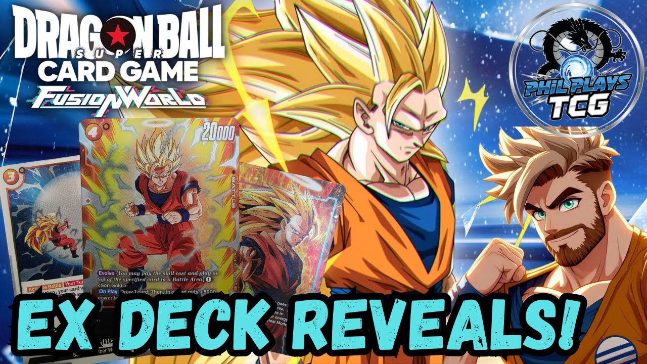 Полностью представлена ​​колода SS3 Goku EX! Мир Dragonball Super Fusion раскрывается!