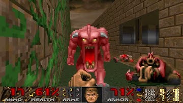 Doom Demonfear (1999) MAP05: "Communication Base" UV -Fast Speedrun 2:43 100% Kills 100% Secrets