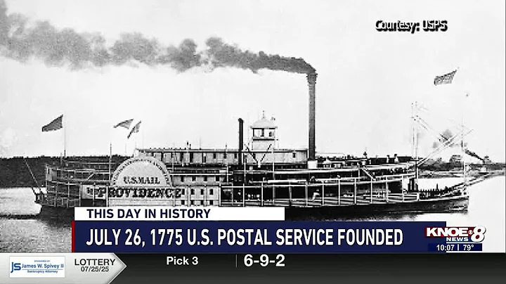 This Day in History: United States Postal Service founded July 26, 1775