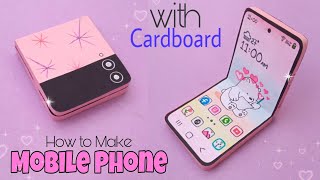 How to make Folding Mobile Phone with cardboard and paper/ DIY Paper Mobile Phone/ DIY Paper Craft