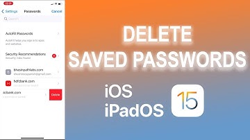 How to Delete Saved Passwords on iPhone or iPad