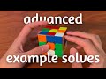 high-level 3x3 walkthrough solves