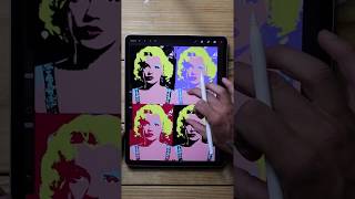 How to make Pop Art - Andy Warhol Style Stencil Art on the iPad Pro using Procreate