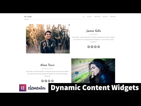 Dynamic content for