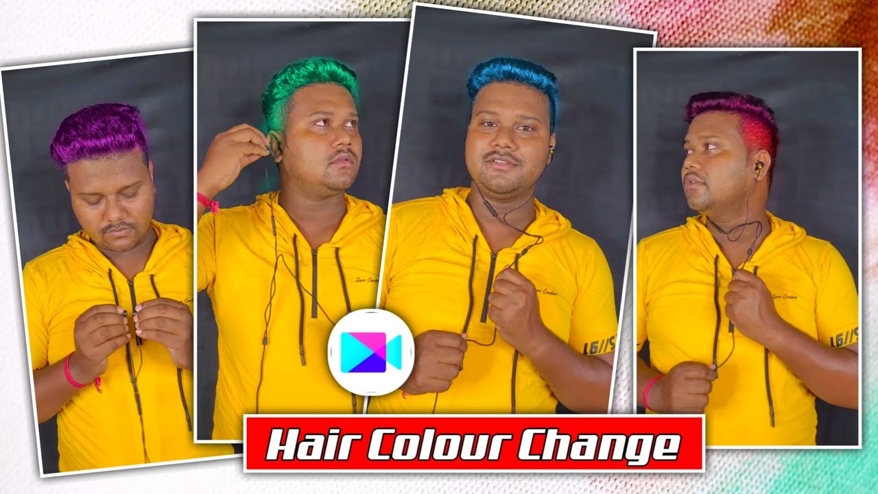 1 Click & Hair Colour Change || Hair Color Change Video Editing | Multiple  Colors Hair Video Editing - YouTube