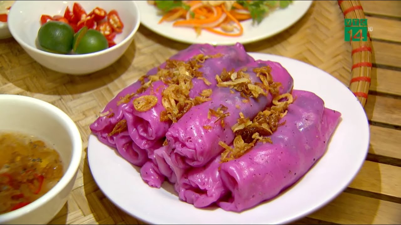 Bánh cuốn thanh long, món ăn thanh mát | VTC14 - YouTube
