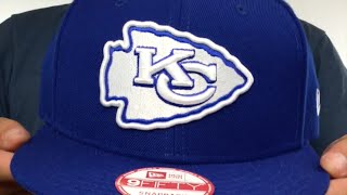 Chiefs 'TEAM-BASIC SNAPBACK' Royal-White Hat by New Era