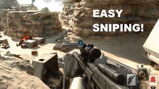 EASY Battlefront Sniping Spots Tips and Tricks! (Tatooine Maps)