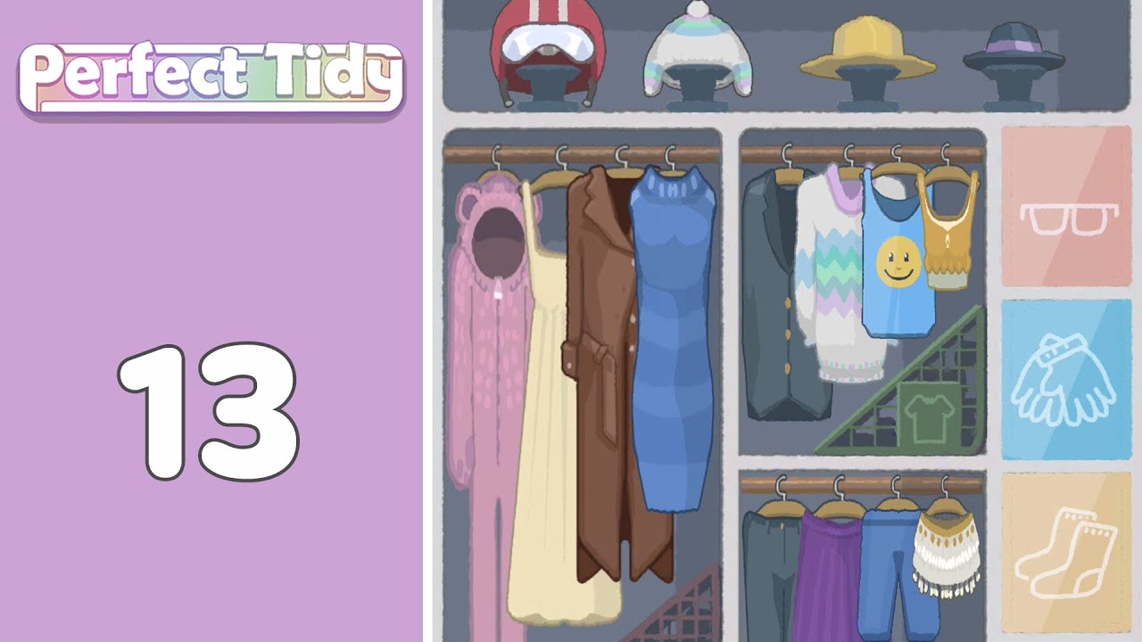 Perfect Tidy Level 13 | Every Puzzle Solved! 🎯 - YouTube