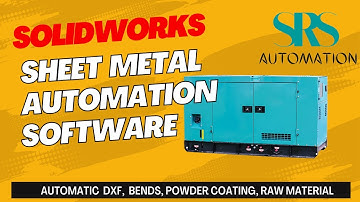 SolidWorks Sheet  Metal Automation Software || Automatic DXF flat pattern