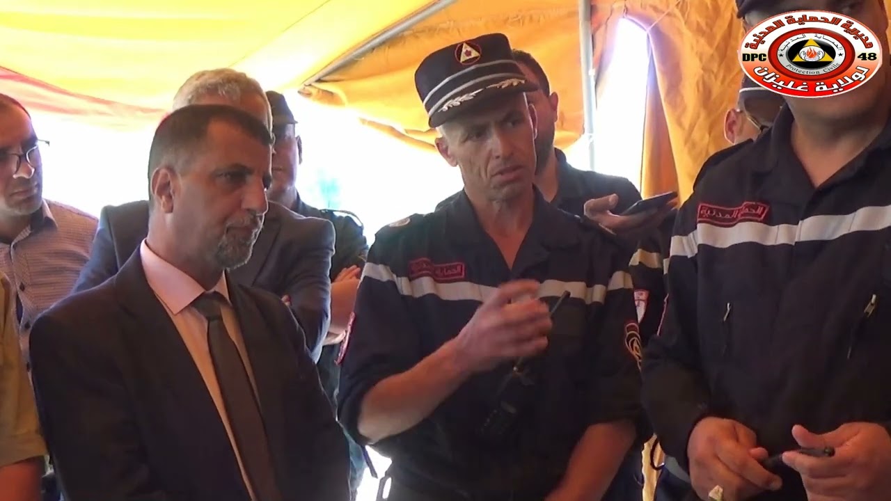 #مناورة_تطبيقية_حريق_محصول_متبوع_بحريق_غابة_بلكرنوس _ 30 ماي 2022