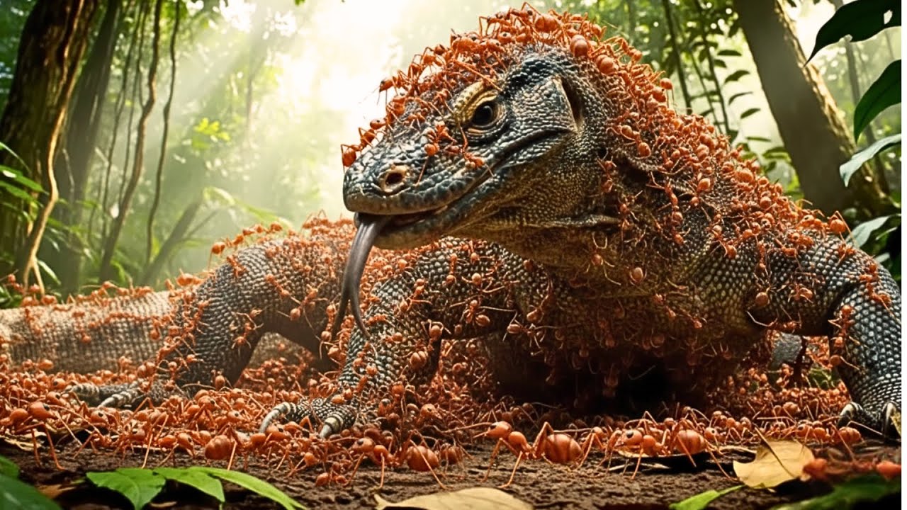 Epic Clash: 1,000 Ants vs Giant Lizard 🐜🦎— You Won’t Believe the Winner ...