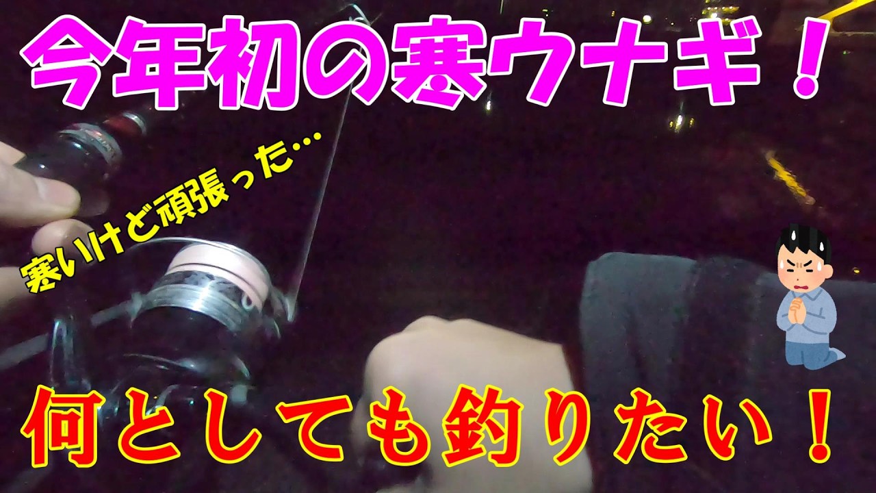 2026年初のウナギ釣り！ダメもとで行ってみた！