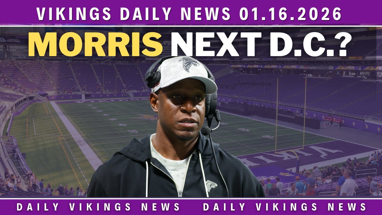 Vikings Daily News 1-16-2026:  Vikings Eyeing Raheem Morris To Replace Flores?