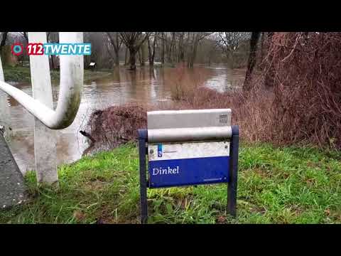 112Twente - Hoog water Dinkel Losser 4-1-2017