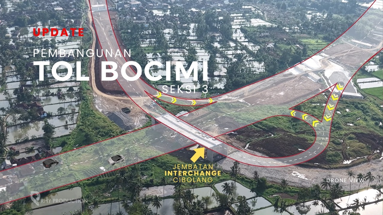 Pembangunan Tol BOCIMI Seksi 3 | Update Perkembangan Interchange Cibolang
