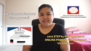 2022 Step By Step Online Pdos For Us Immigrant Visa Cfo-Pdos